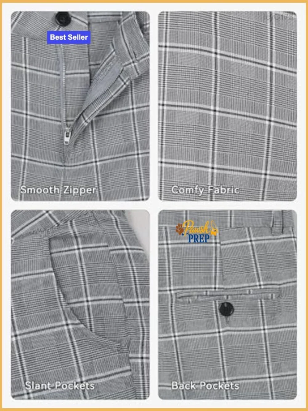Slim Fit Dress Pants Stretchy Twill Chinos Tapered Skinny Slacks